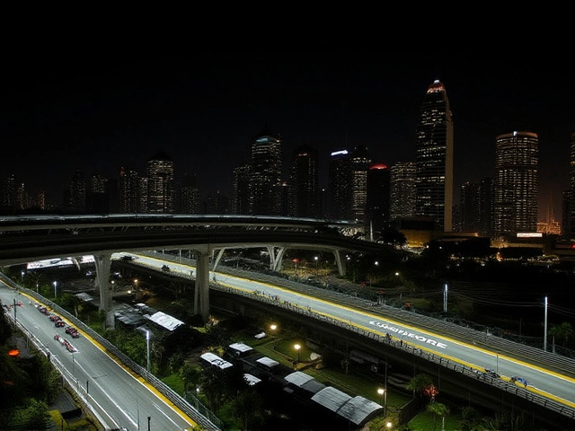 George Russell Wins Singapore GP, Sets New Lap Record